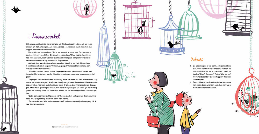 Buiten de lijntjes-Dierenwinkel