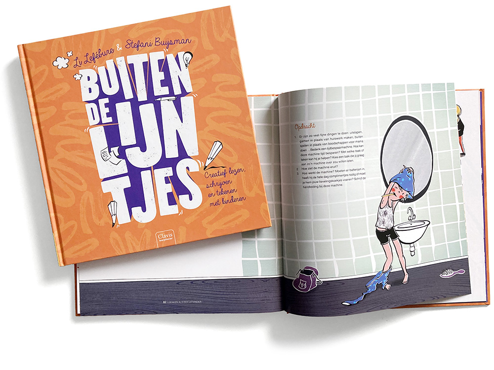 Boek met tijdbespaarmachine spread-lr